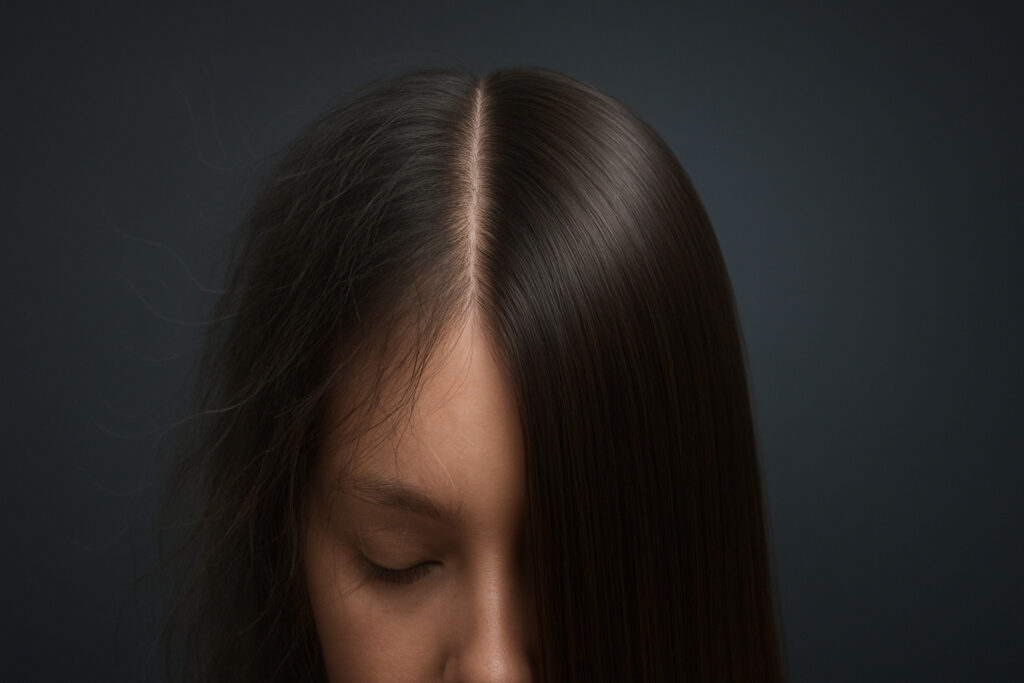 تاثیر استرس بر مو